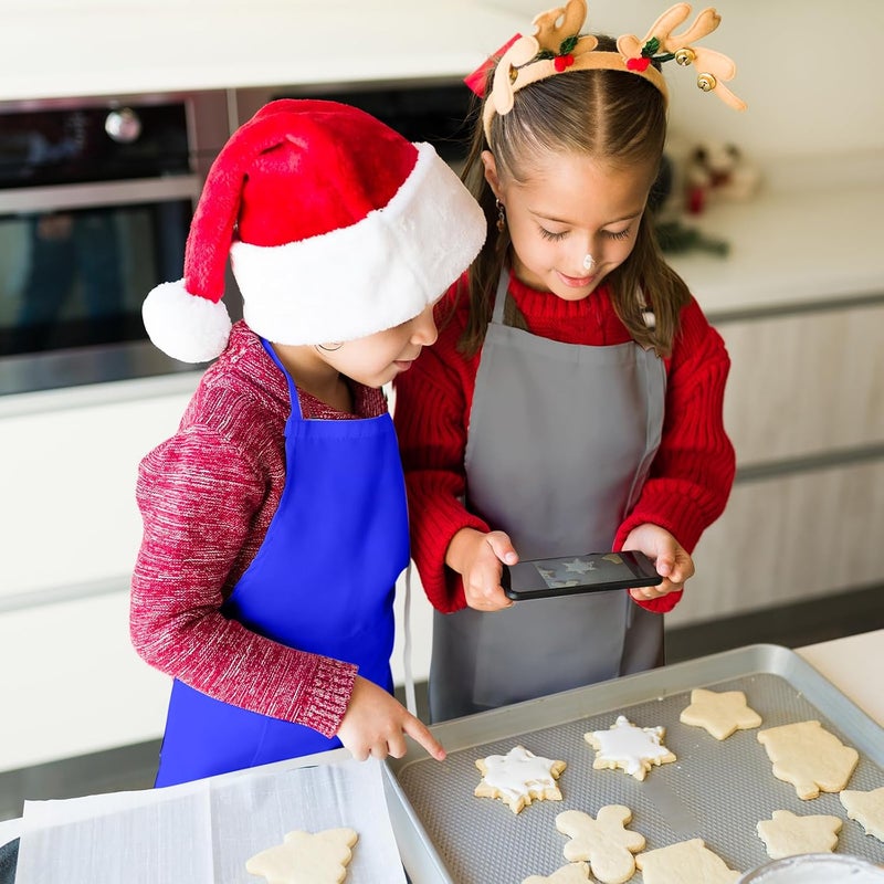 PLULON 5/12/24/36 Pcs Kids Aprons for Painting, Painting Apron Bulk for Kids Art Smocks for Art Crafts Home Kitchen Classroom - Image 5